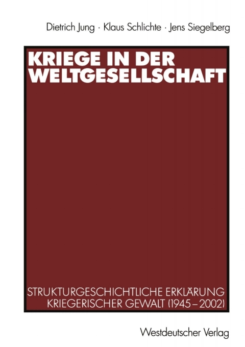 Cover image for book Kriege in der Weltgesellschaft