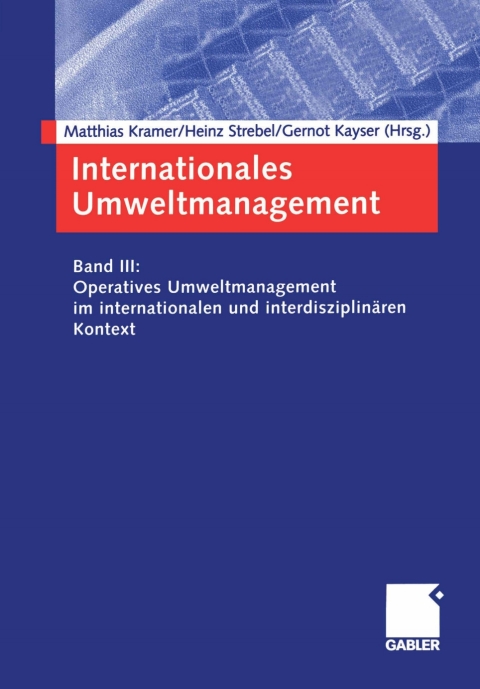 Cover image for book Internationales Umweltmanagement