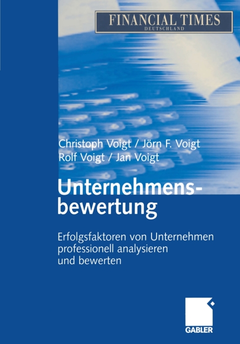 Cover image for book Unternehmensbewertung