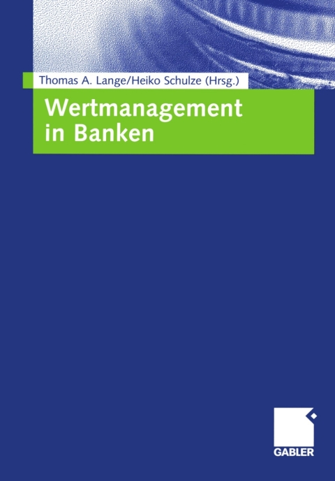 Cover image for book Wertmanagement in Banken