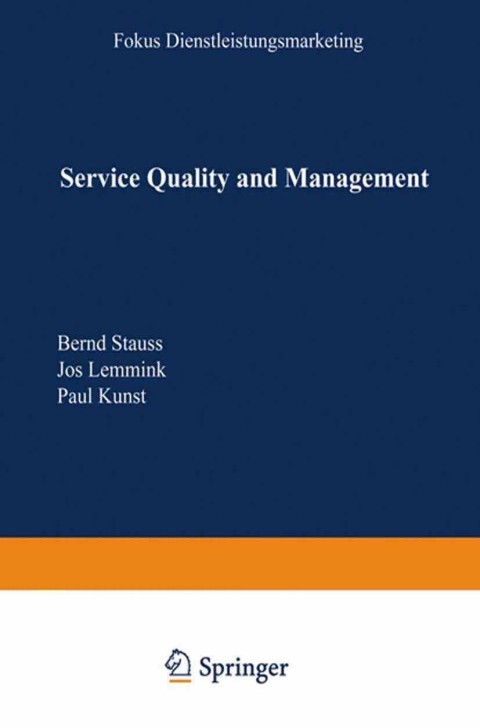 Service Quality and Management 