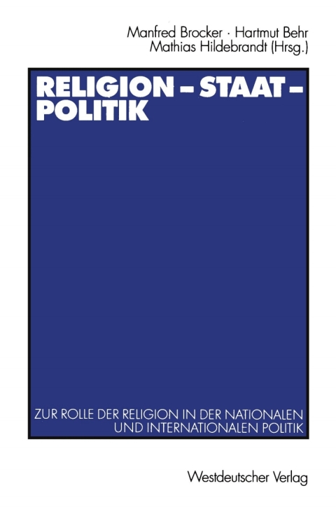 Cover image for book Religion — Staat — Politik