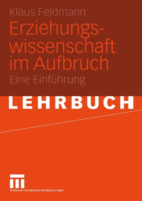 Cover image for book Erziehungswissenschaft im Aufbruch