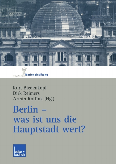 Cover image for book Berlin — was ist uns die Hauptstadt wert?