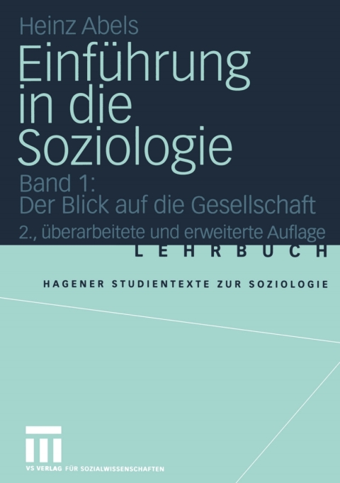 Cover image for book Einführung in die Soziologie