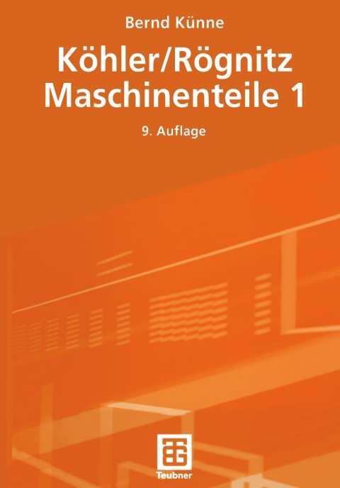Cover image for book Köhler/Rögnitz Maschinenteile 1