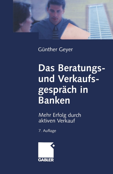 Cover image for book Das Beratungs- und Verkaufsgespräch in Banken