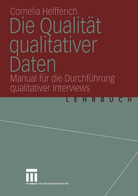 Cover image for book Die Qualität qualitativer Daten