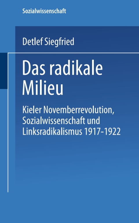 Cover image for book Das radikale Milieu