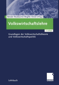 Cover image: Volkswirtschaftslehre 4th edition 9783409434744