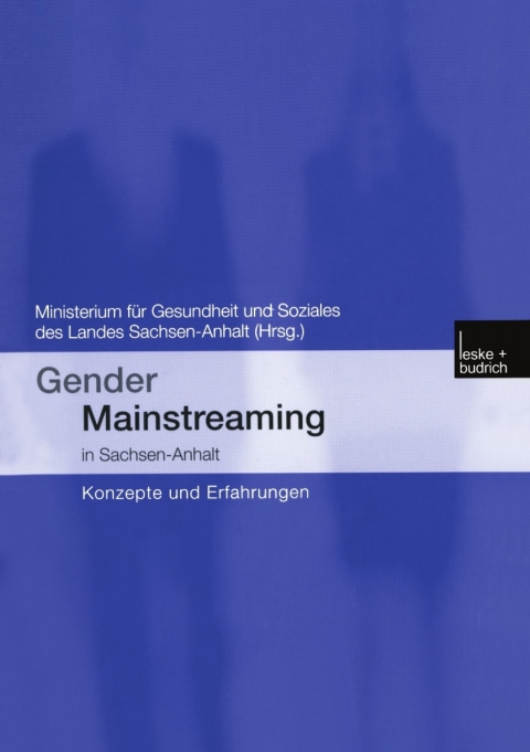 Cover image for book Gender Mainstreaming in Sachsen-Anhalt