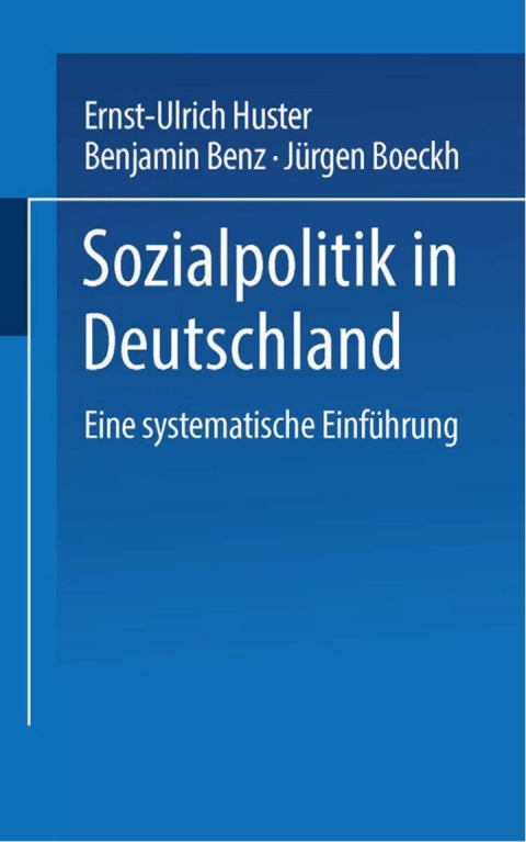 Sozialpolitik in Deutschland 