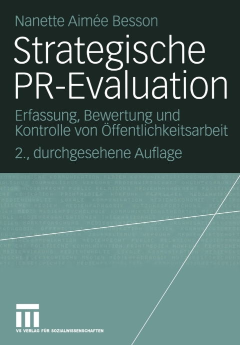 Cover image for book Strategische PR-Evaluation