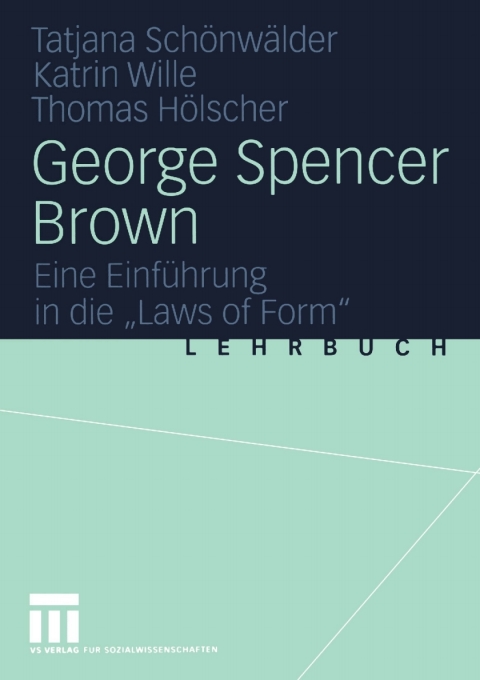 Cover image for book George Spencer Brown