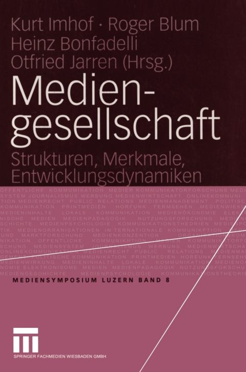 Cover image for book Mediengesellschaft