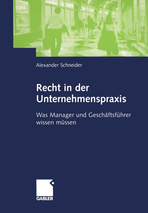 Cover image for book Recht in der Unternehmenspraxis