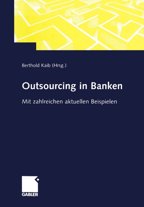 Cover image for book Outsourcing in Banken