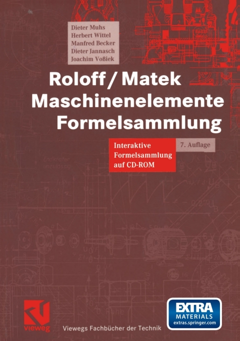 Roloff/Matek Maschinenelemente Formelsammlung 