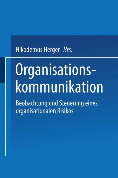 Cover image for book Organisationskommunikation