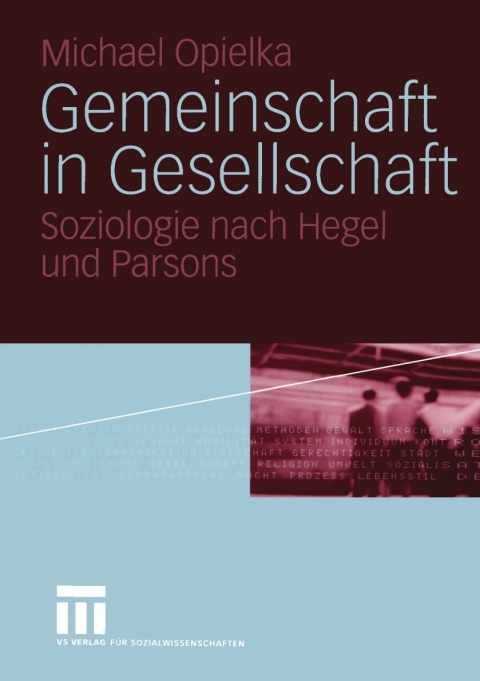 Cover image for book Gemeinschaft in Gesellschaft