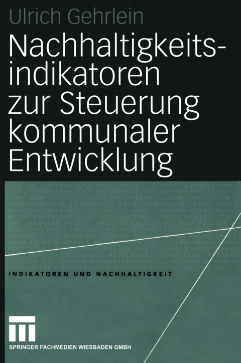 Cover image for book Nachhaltigkeitsindikatoren zur Steuerung kommunaler Entwicklung