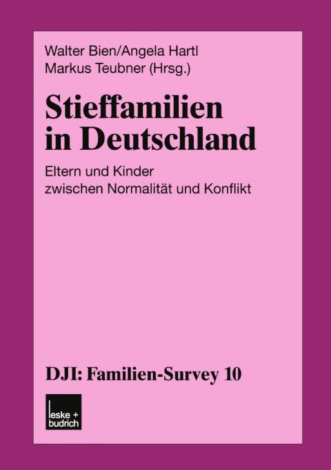 Cover image for book Stieffamilien in Deutschland