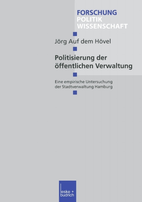 Cover image for book Politisierung der öffentlichen Verwaltung