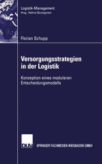 Titelbild: Versorgungsstrategien in der Logistik 9783824481194