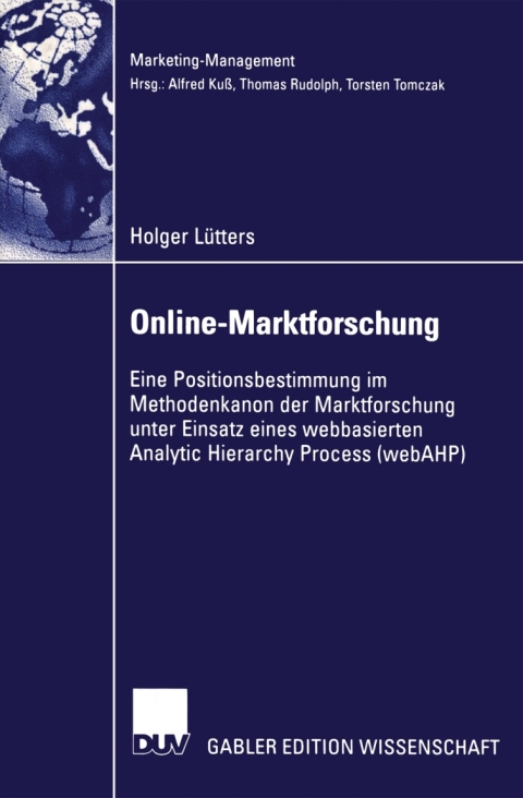 Cover image for book Online-Marktforschung