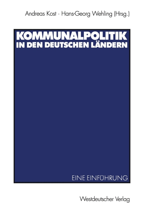 Cover image for book Kommunalpolitik in den deutschen Ländern