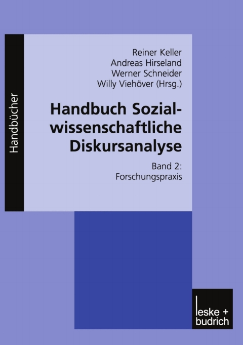 Cover image for book Handbuch Sozialwissenschaftliche Diskursanalyse