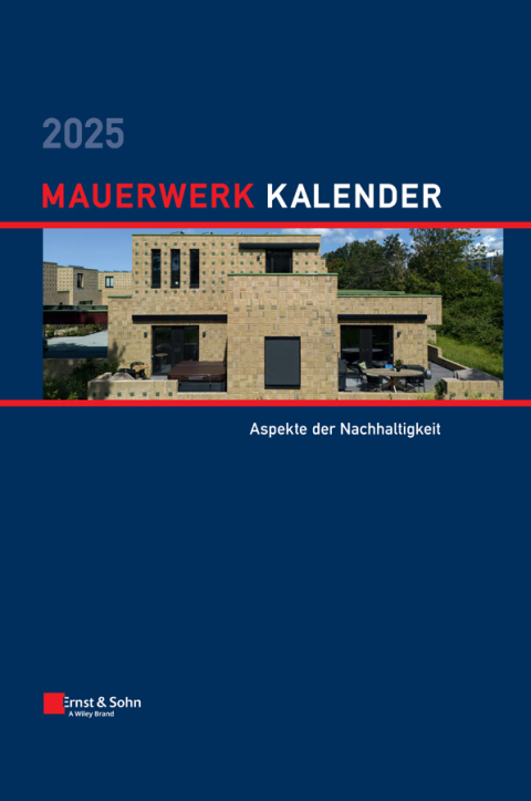 Mauerwerk-Kalender 2025 - Schwerpunkte 