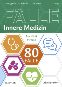 Cover image: 80 Fälle Innere Medizin 4th edition 9783437426544