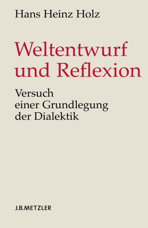 Cover image for book Weltentwurf und Reflexion