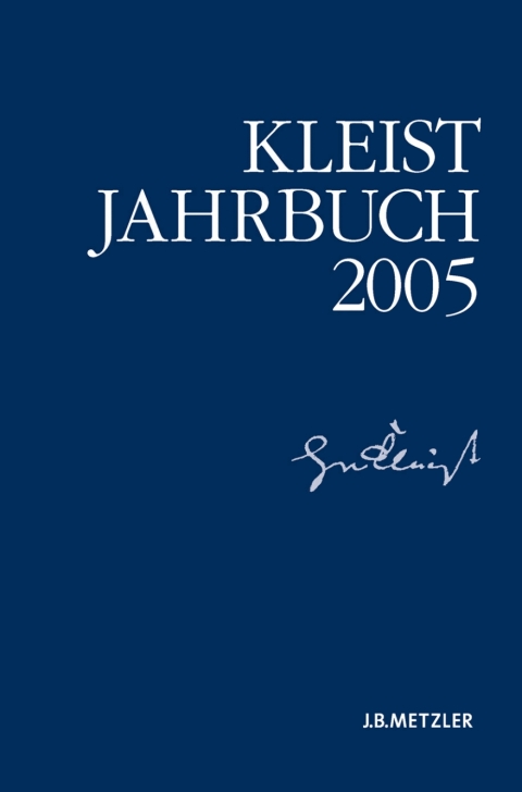 Cover image for book Kleist-Jahrbuch 2005