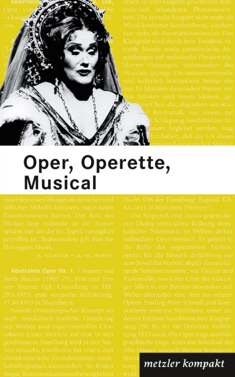 Cover image for book Oper, Operette, Musical
