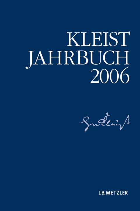Cover image for book Kleist-Jahrbuch 2006