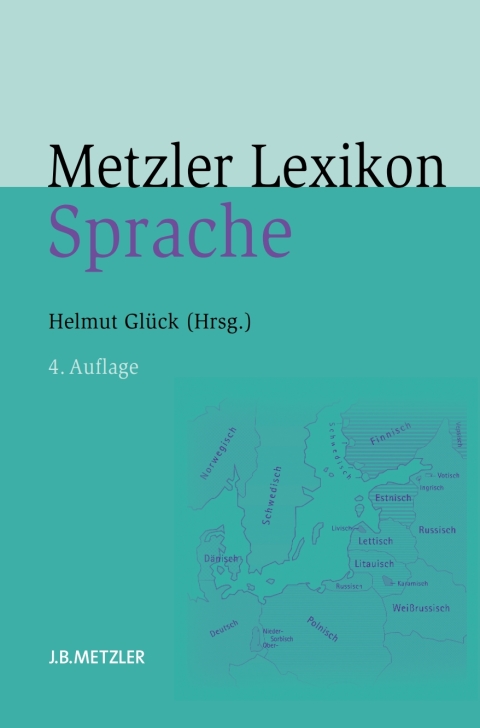 Cover image for book Metzler Lexikon Sprache