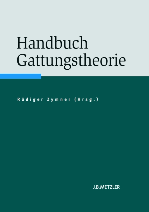 Cover image for book Handbuch Gattungstheorie