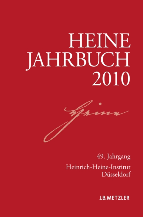 Cover image for book Heine-Jahrbuch 2010