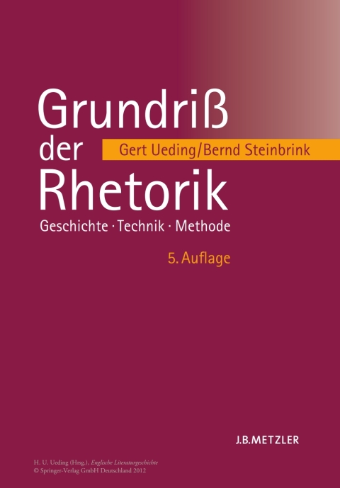 Cover image for book Grundriß der Rhetorik
