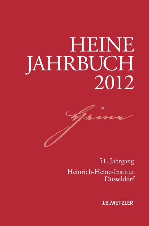 Cover image for book Heine-Jahrbuch 2012