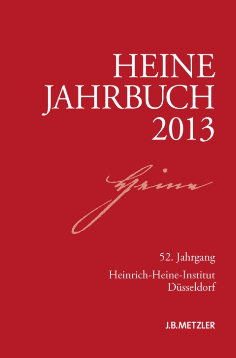 Cover image for book Heine-Jahrbuch 2013