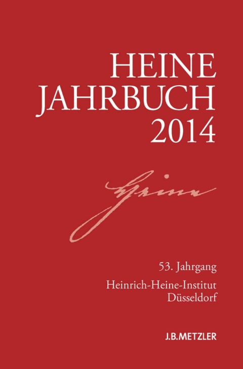Cover image for book Heine-Jahrbuch 2014