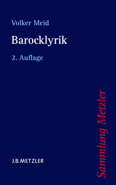 Cover image for book Barocklyrik