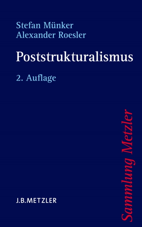 Cover image for book Poststrukturalismus