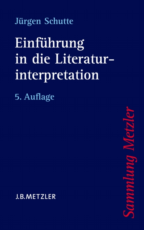 Cover image for book Einführung in die Literaturinterpretation