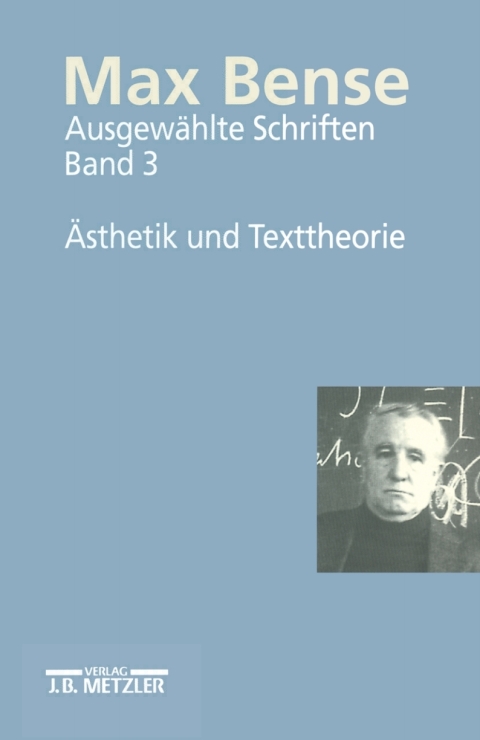 Cover image for book Max Bense: Ästhetik und Texttheorie