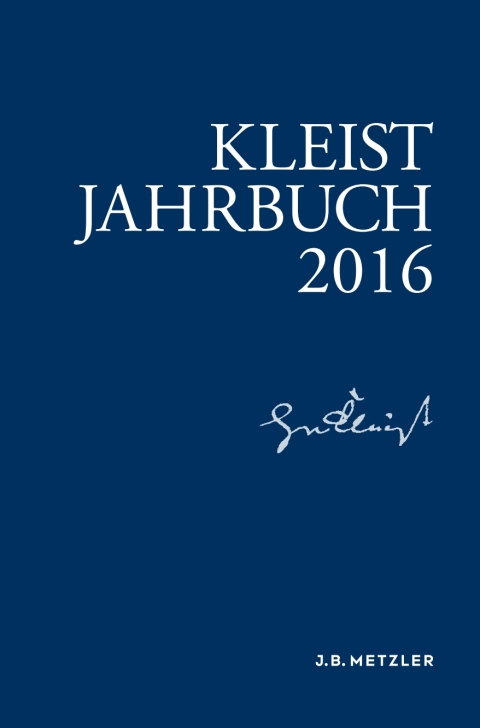 Cover image for book Kleist-Jahrbuch 2016