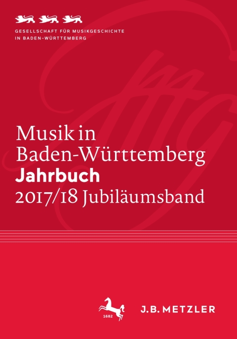Cover image for book Musik in Baden-Württemberg. Jahrbuch 2017/18